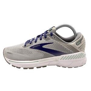 Brooks Adrenaline GTS 22 Shoes Womens Size 9 Gray Purple Running Support Cushion